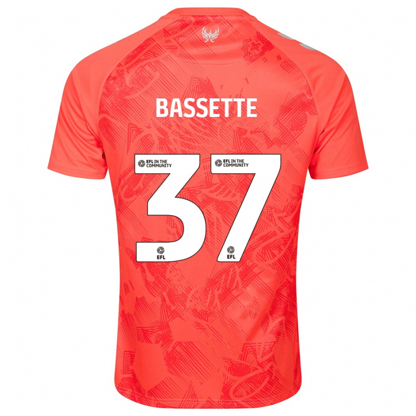 גברים נורמן באסט #37 כתום לבן הרחק ג'רזי 2025/26 חולצה קצרה