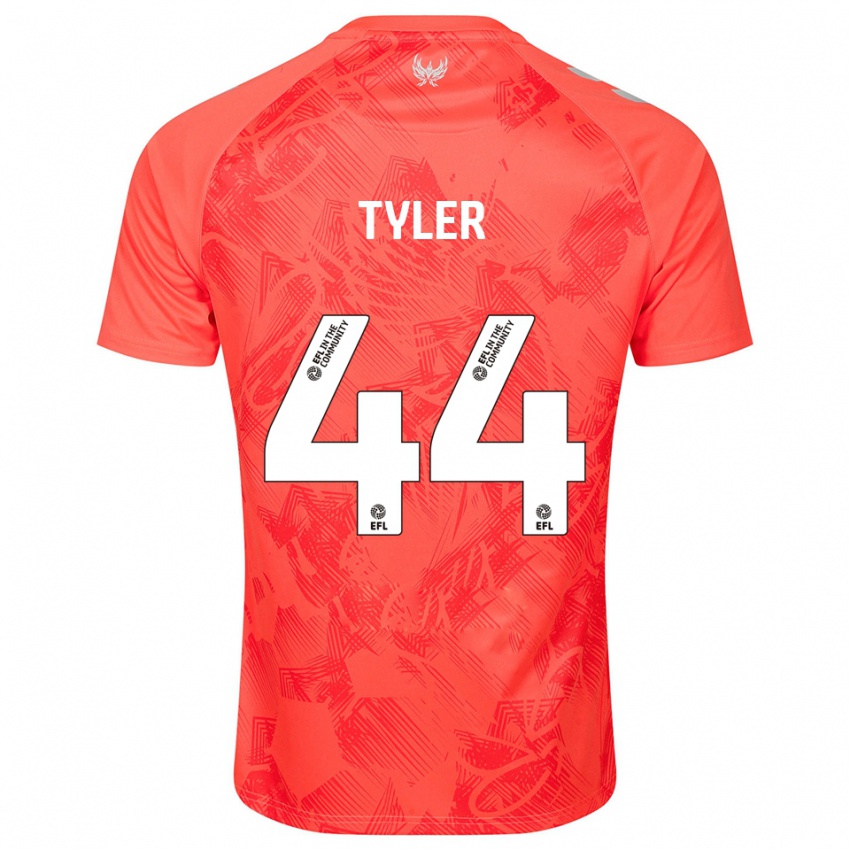 גברים צ׳יאן לי טיילר #44 כתום לבן הרחק ג'רזי 2025/26 חולצה קצרה