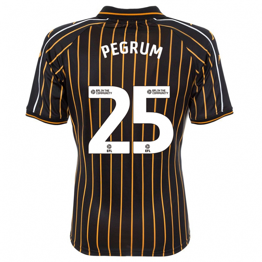 גברים Florence Pegrum #25 לבן שחור הרחק ג'רזי 2025/26 חולצה קצרה