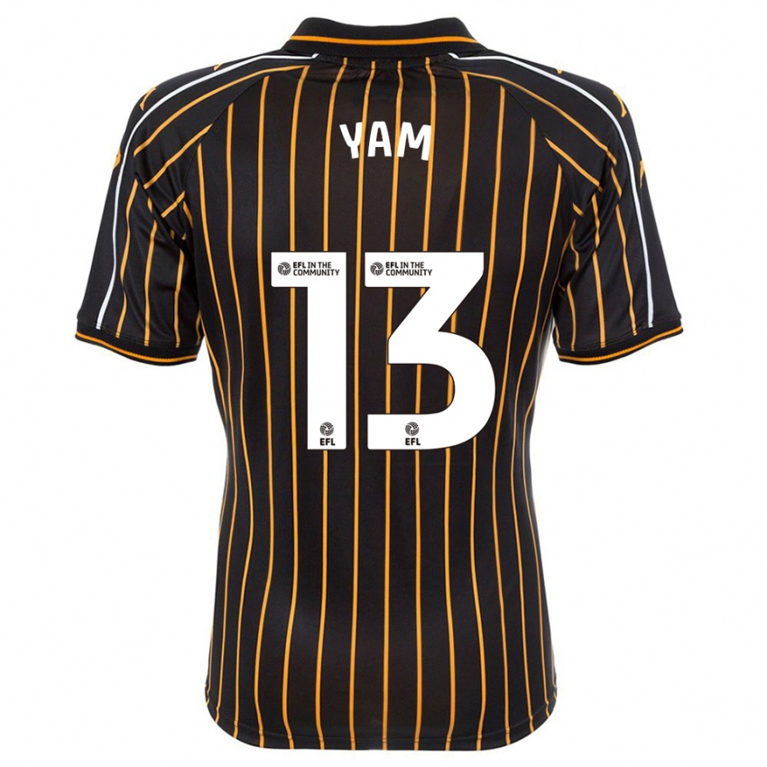 גברים קאלום ים #13 לבן שחור הרחק ג'רזי 2025/26 חולצה קצרה