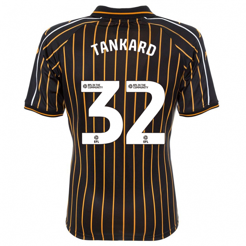 גברים Lily Tankard #32 לבן שחור הרחק ג'רזי 2025/26 חולצה קצרה