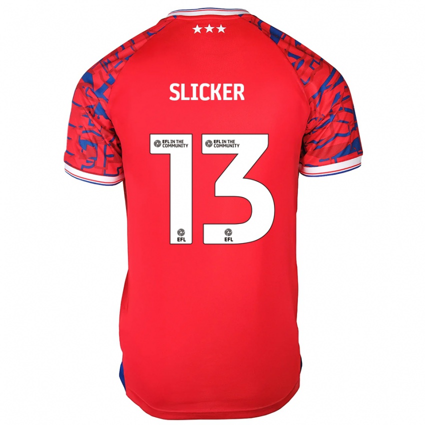 גברים קירן פיטר סליקר #13 אדום כחול הרחק ג'רזי 2025/26 חולצה קצרה