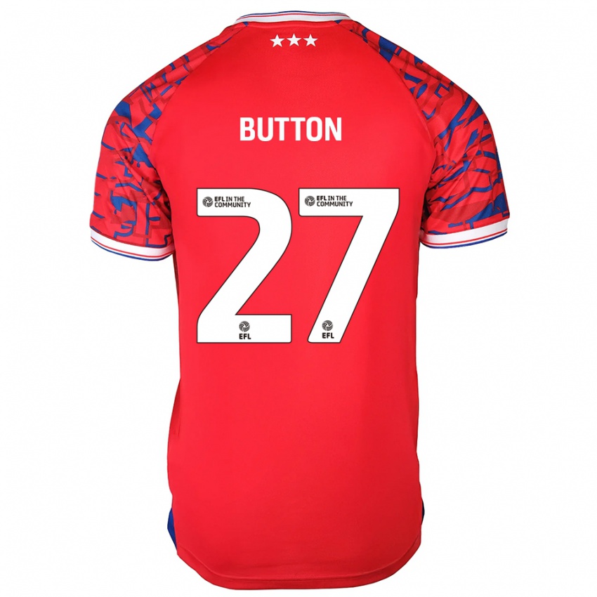 גברים דייוויד באטן #27 אדום כחול הרחק ג'רזי 2025/26 חולצה קצרה