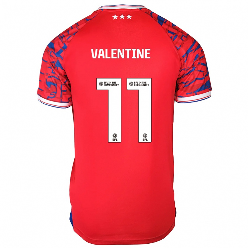 גברים ניקו אנדרה ולנטינה #11 אדום כחול הרחק ג'רזי 2025/26 חולצה קצרה