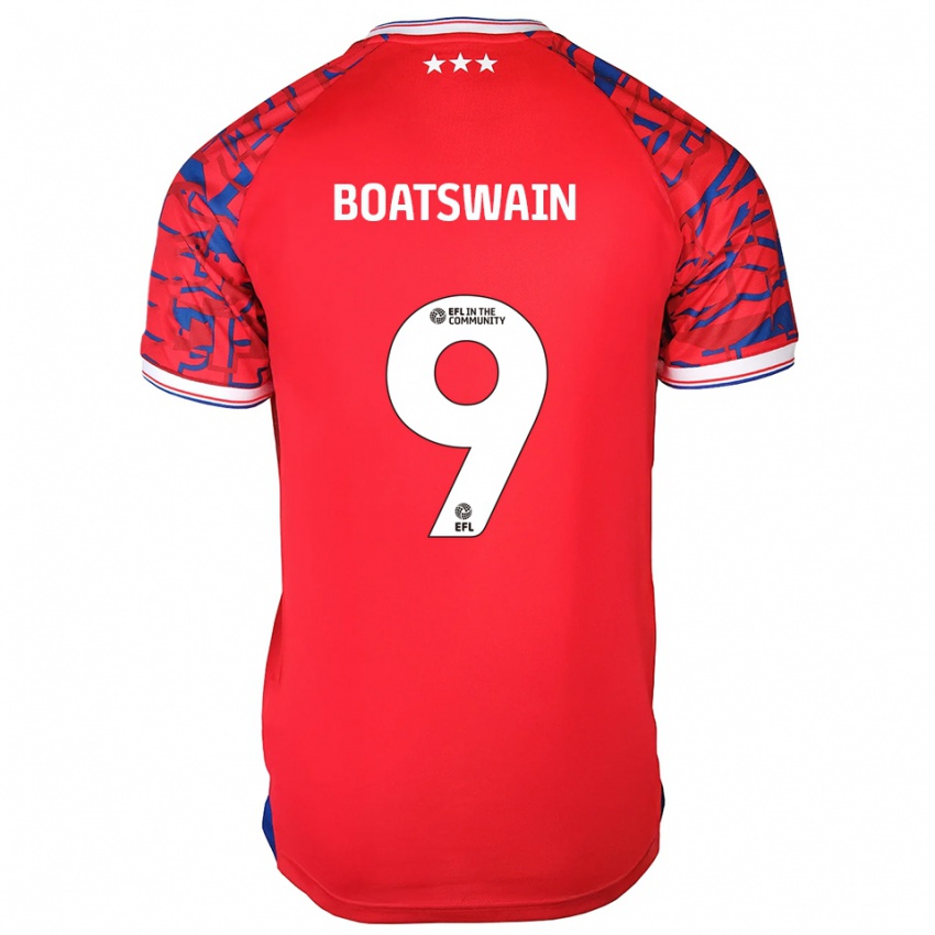 גברים אשלי פרנק בואטסוויין #9 אדום כחול הרחק ג'רזי 2025/26 חולצה קצרה