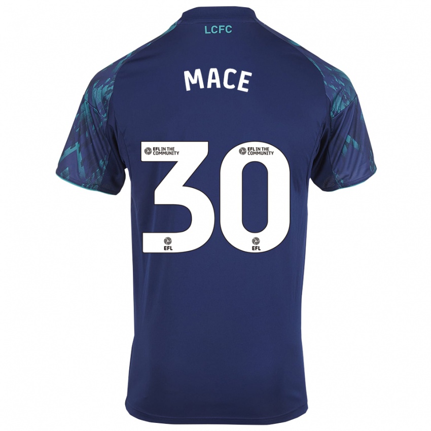 גברים רובי מייס #30 כחול נייבי ירוק לבן הרחק ג'רזי 2025/26 חולצה קצרה