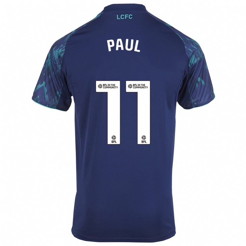 גברים Lachante Paul #11 כחול נייבי ירוק לבן הרחק ג'רזי 2025/26 חולצה קצרה