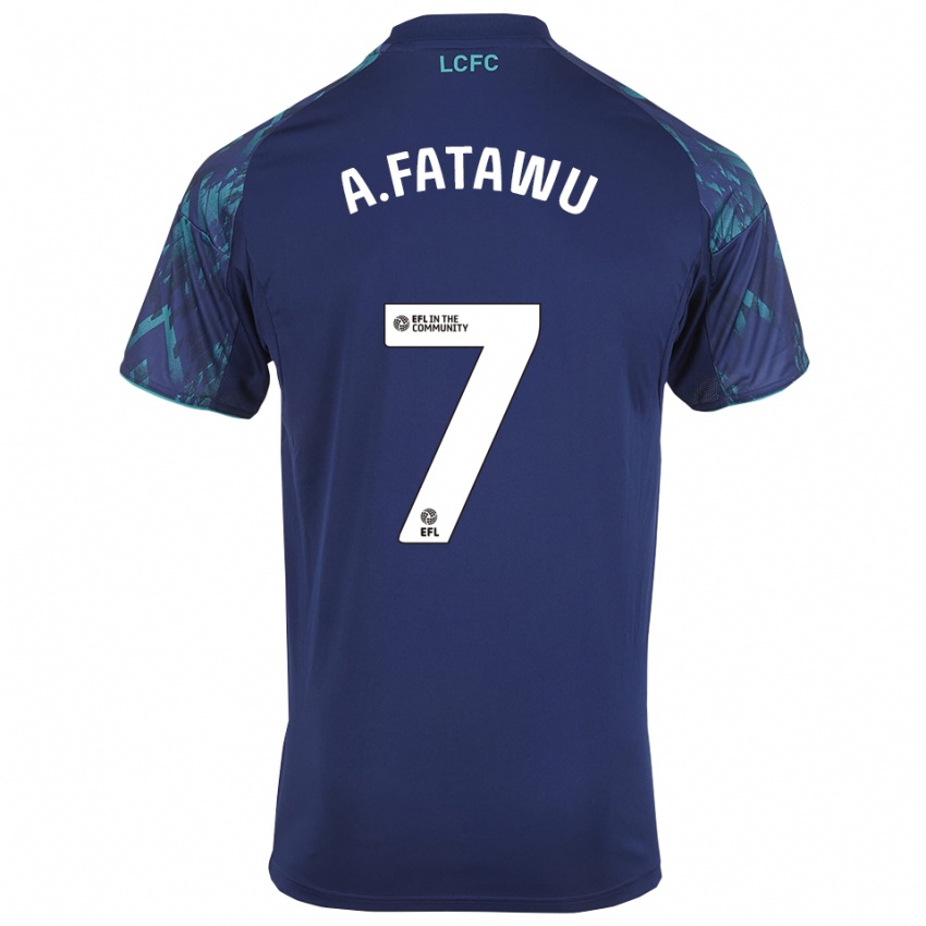 גברים אייזק פאטו #7 כחול נייבי ירוק לבן הרחק ג'רזי 2025/26 חולצה קצרה