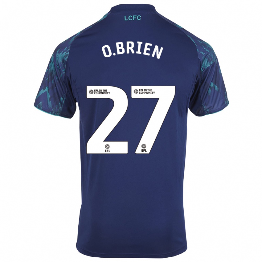 גברים Shannon O'brien #27 כחול נייבי ירוק לבן הרחק ג'רזי 2025/26 חולצה קצרה