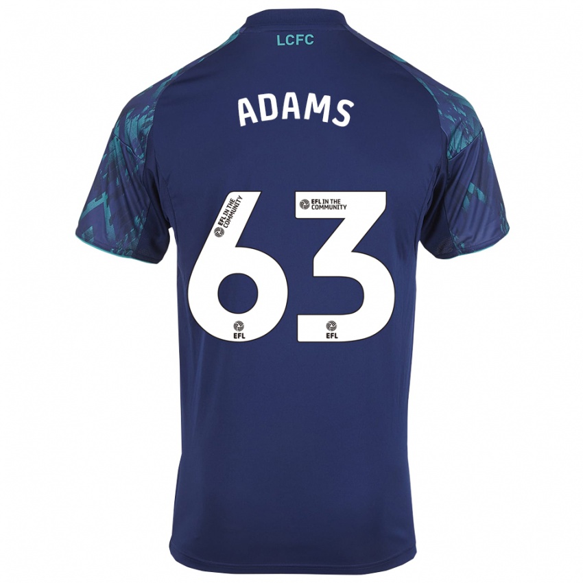 גברים ביילי ספנסר-אדמס #63 כחול נייבי ירוק לבן הרחק ג'רזי 2025/26 חולצה קצרה