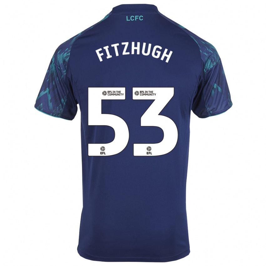 גברים אית׳ן מיכאל פיצחוך #53 כחול נייבי ירוק לבן הרחק ג'רזי 2025/26 חולצה קצרה