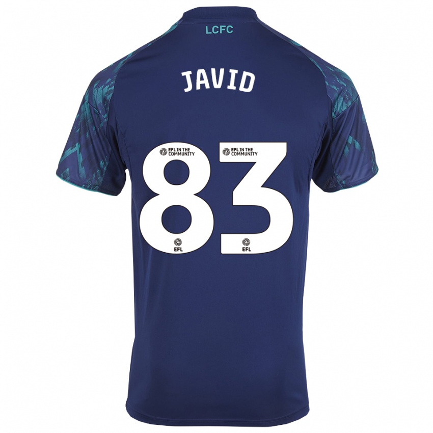 גברים Abdullah Javid #83 כחול נייבי ירוק לבן הרחק ג'רזי 2025/26 חולצה קצרה