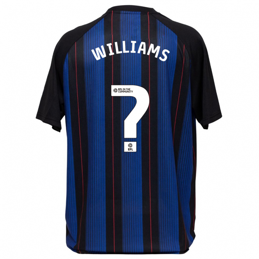 גברים Logan Williams #0 כחול שחור הרחק ג'רזי 2025/26 חולצה קצרה