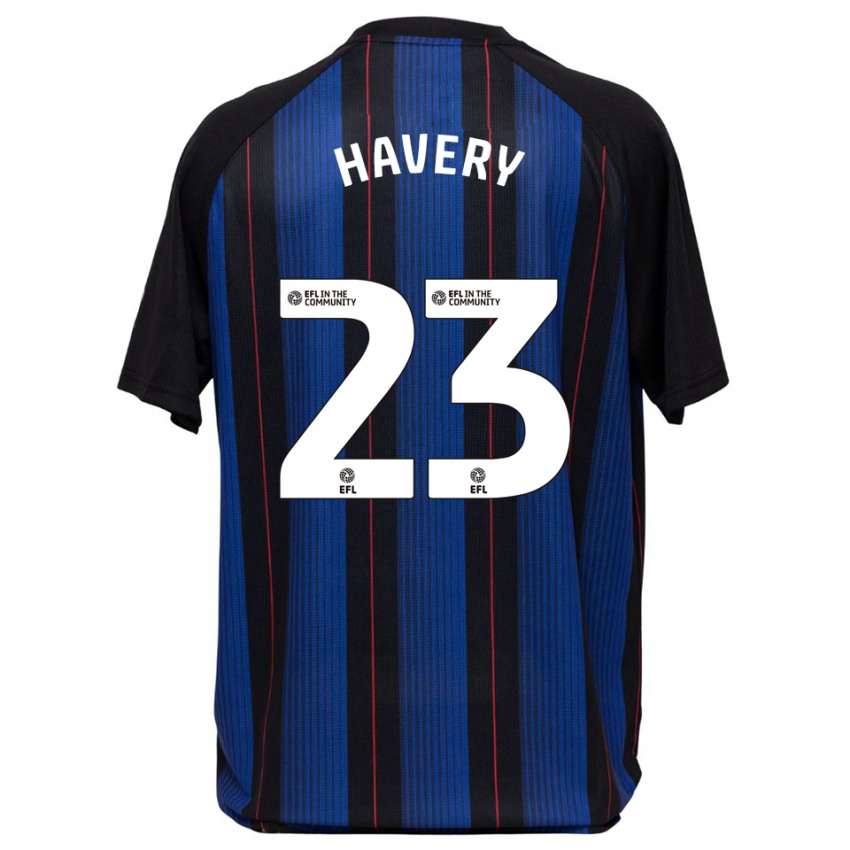 גברים ניקול האברי #23 כחול שחור הרחק ג'רזי 2025/26 חולצה קצרה