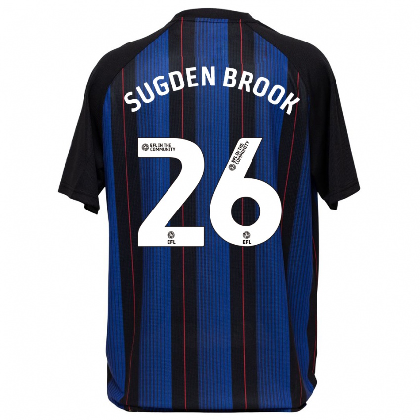 גברים דרסי סאגדן-ברוק #26 כחול שחור הרחק ג'רזי 2025/26 חולצה קצרה