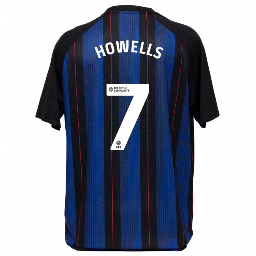 גברים מקס איסק האוולס #7 כחול שחור הרחק ג'רזי 2025/26 חולצה קצרה