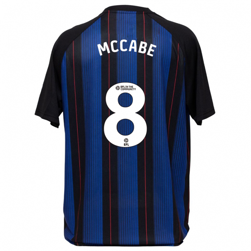 גברים עין מצ'ביי #8 כחול שחור הרחק ג'רזי 2025/26 חולצה קצרה