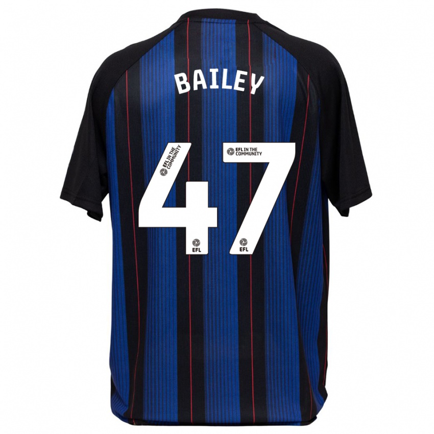 גברים Bailey Palmer #47 כחול שחור הרחק ג'רזי 2025/26 חולצה קצרה