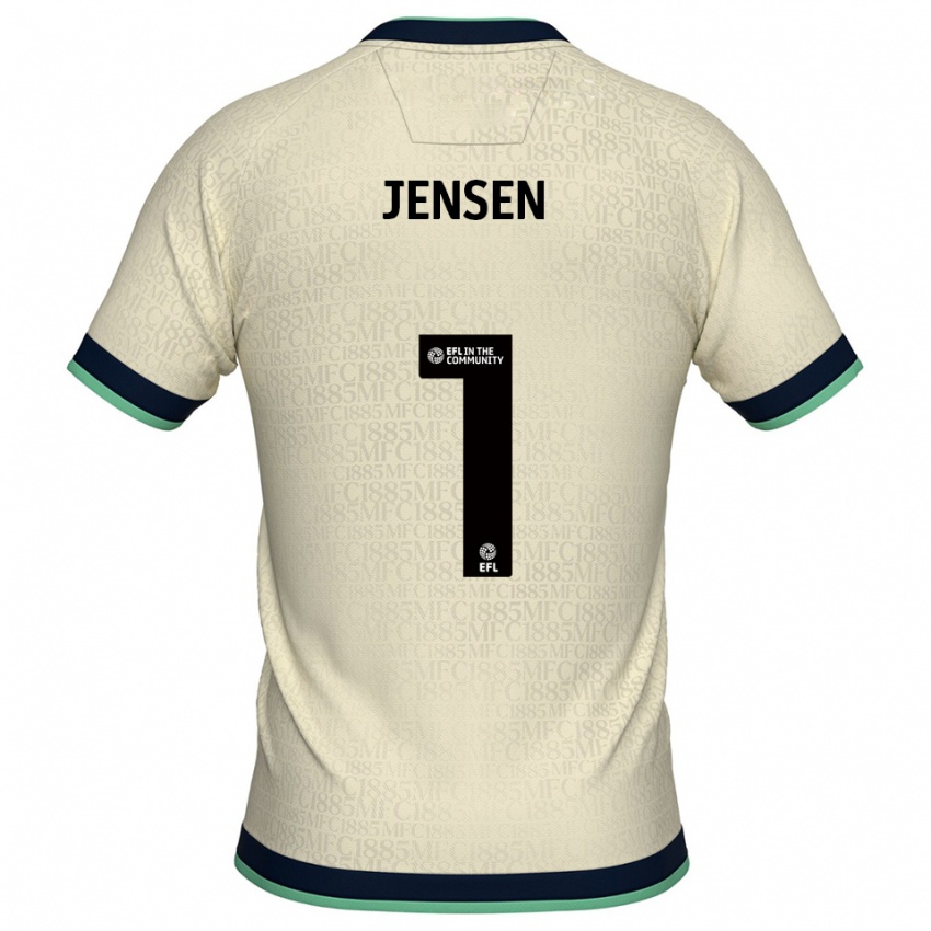 גברים לוקאס ינסן #1 שמפניה כחול נייבי הרחק ג'רזי 2025/26 חולצה קצרה