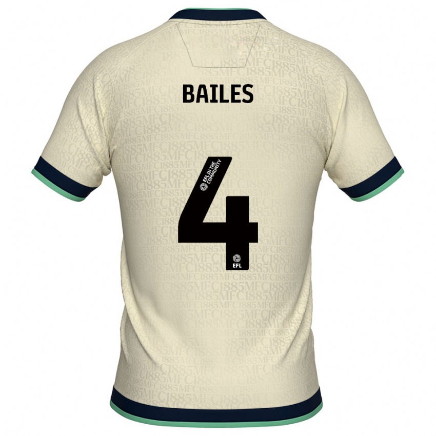 גברים Freya Bailes #4 שמפניה כחול נייבי הרחק ג'רזי 2025/26 חולצה קצרה