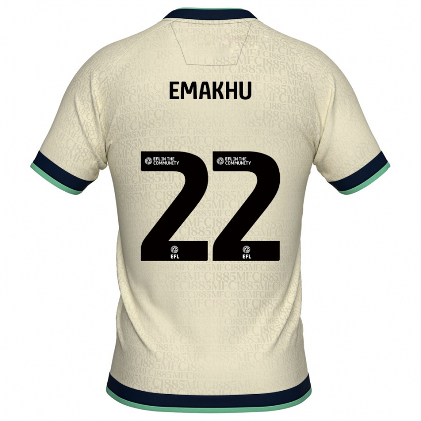 גברים אאידומו אמאקהו #22 שמפניה כחול נייבי הרחק ג'רזי 2025/26 חולצה קצרה