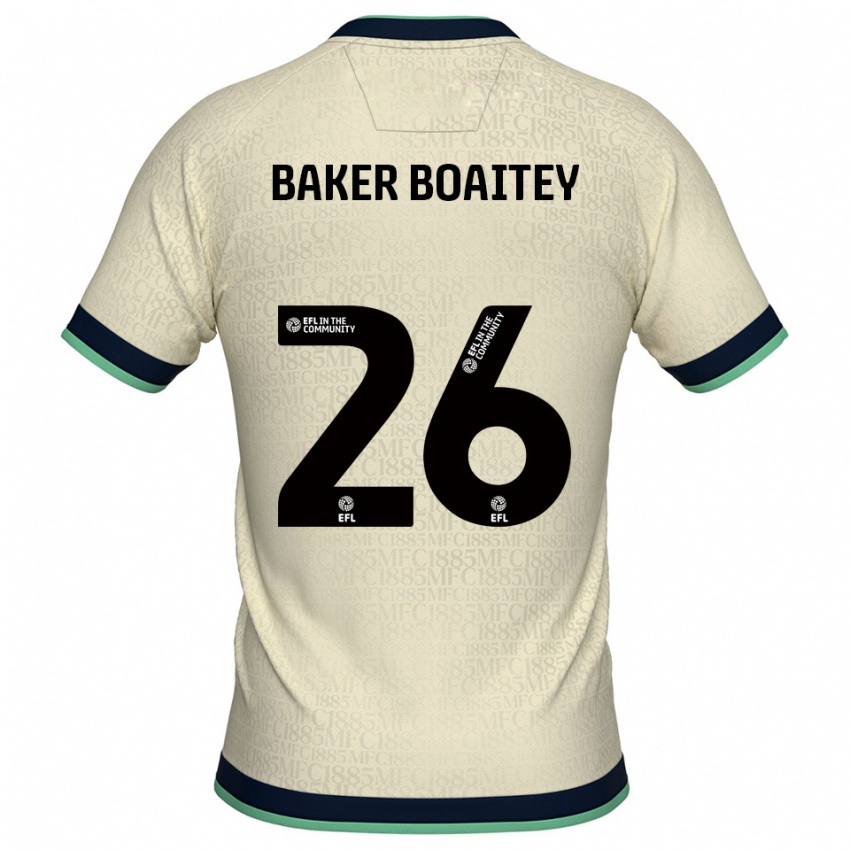 גברים בניסיו בייקר-בוייטי #26 שמפניה כחול נייבי הרחק ג'רזי 2025/26 חולצה קצרה