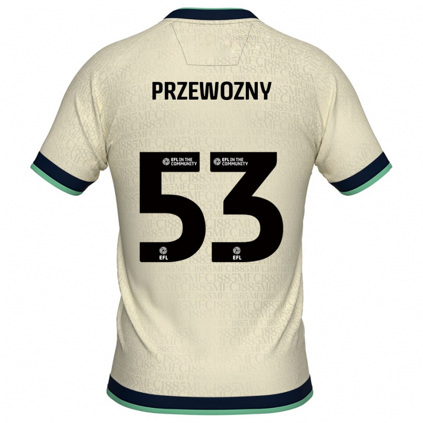 גברים Jakub Przewozny #53 שמפניה כחול נייבי הרחק ג'רזי 2025/26 חולצה קצרה