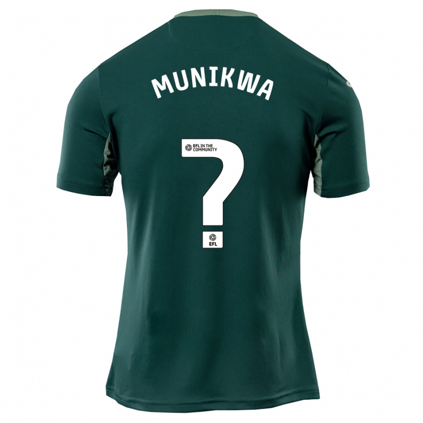 גברים Jayden Munikwa #0 ירוק לבן סגול הרחק ג'רזי 2025/26 חולצה קצרה