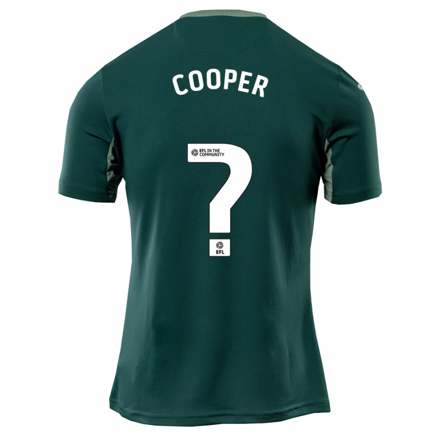 גברים Reuben Cooper #0 ירוק לבן סגול הרחק ג'רזי 2025/26 חולצה קצרה