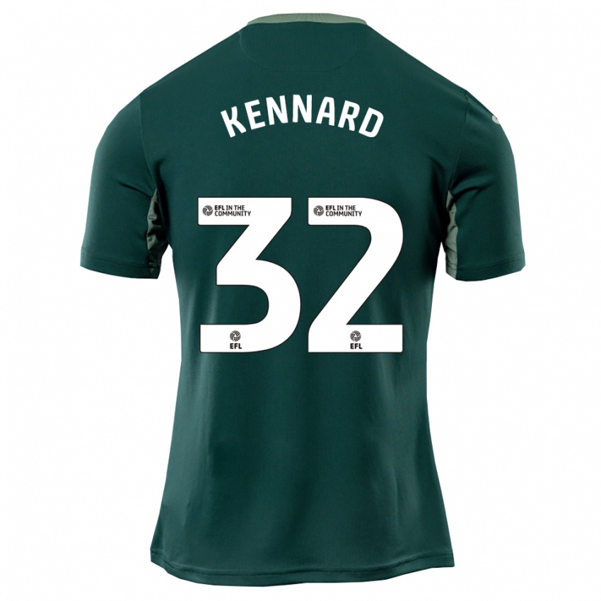 גברים Holly Kennard #32 ירוק לבן סגול הרחק ג'רזי 2025/26 חולצה קצרה