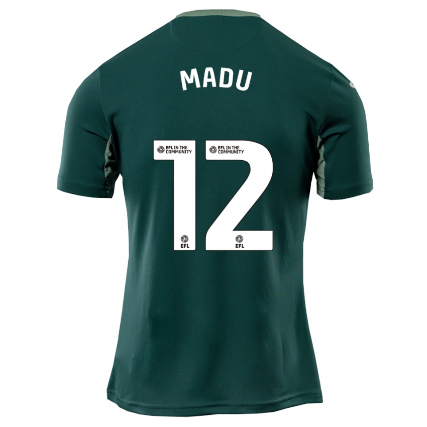 גברים Victor Madu #12 ירוק לבן סגול הרחק ג'רזי 2025/26 חולצה קצרה