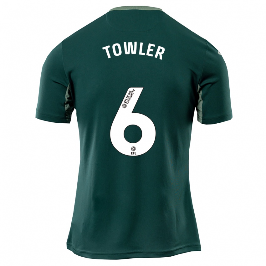 גברים Luke Towler #6 ירוק לבן סגול הרחק ג'רזי 2025/26 חולצה קצרה