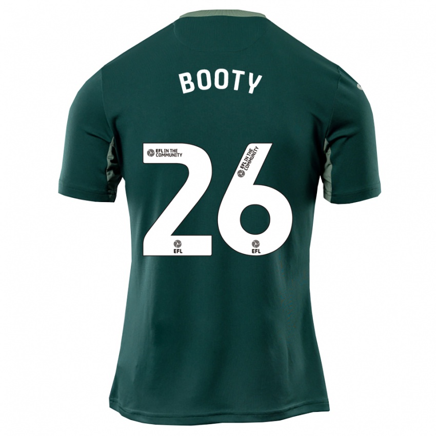 גברים Sienna Booty #26 ירוק לבן סגול הרחק ג'רזי 2025/26 חולצה קצרה