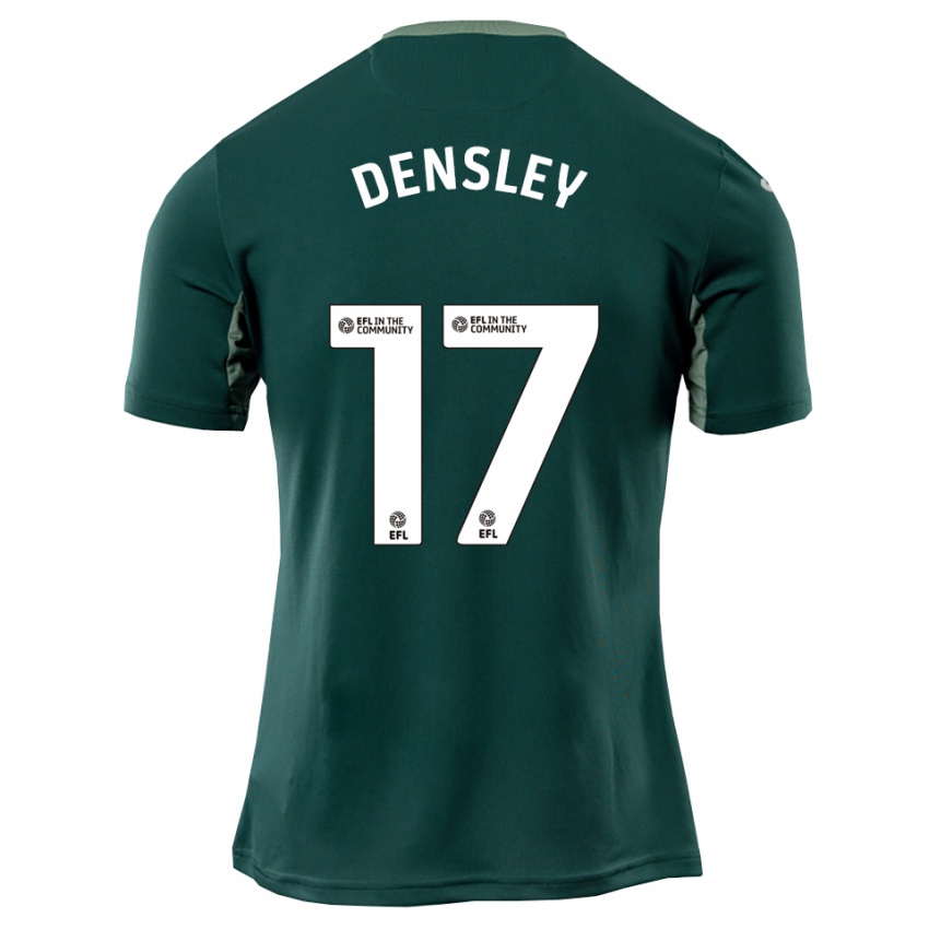 גברים Lara Densley #17 ירוק לבן סגול הרחק ג'רזי 2025/26 חולצה קצרה