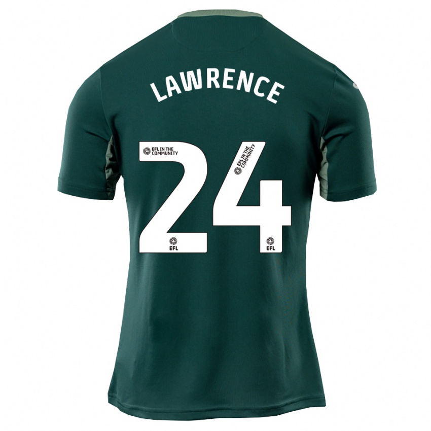 גברים Rachel Lawrence #24 ירוק לבן סגול הרחק ג'רזי 2025/26 חולצה קצרה