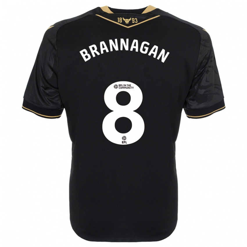 גברים קמרון בראנגן #8 שחור זהב הרחק ג'רזי 2025/26 חולצה קצרה