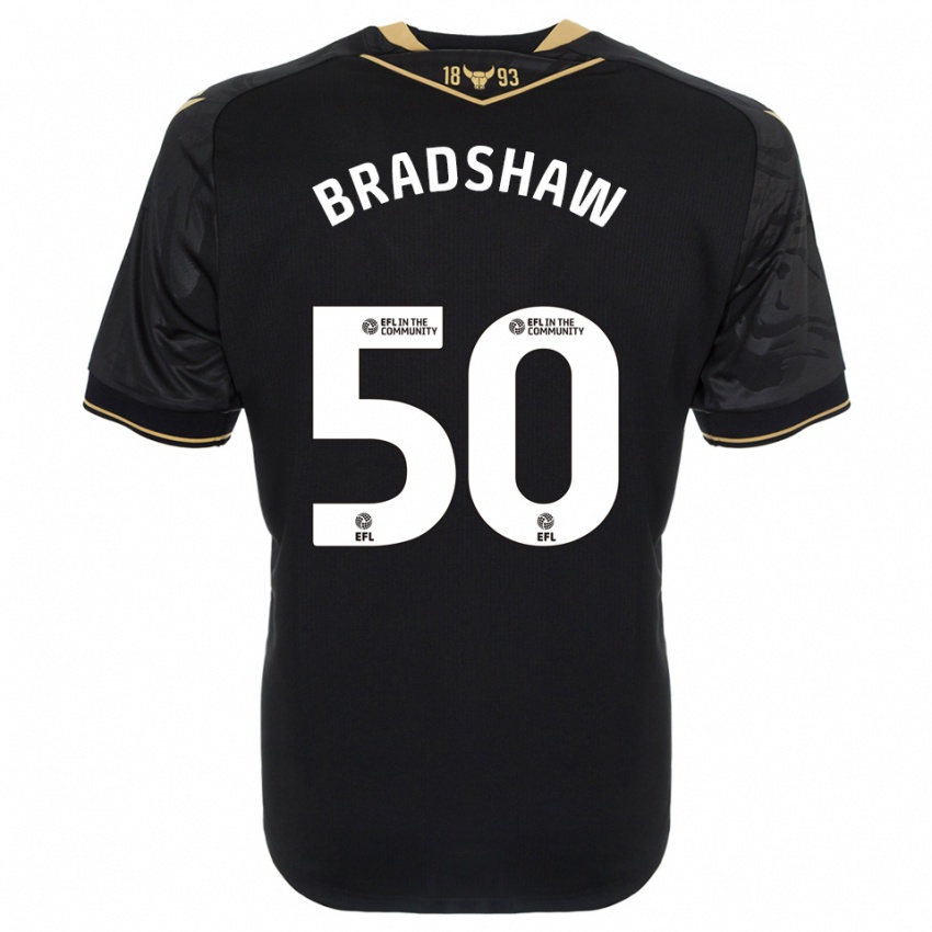 גברים טום ברדשו #50 שחור זהב הרחק ג'רזי 2025/26 חולצה קצרה