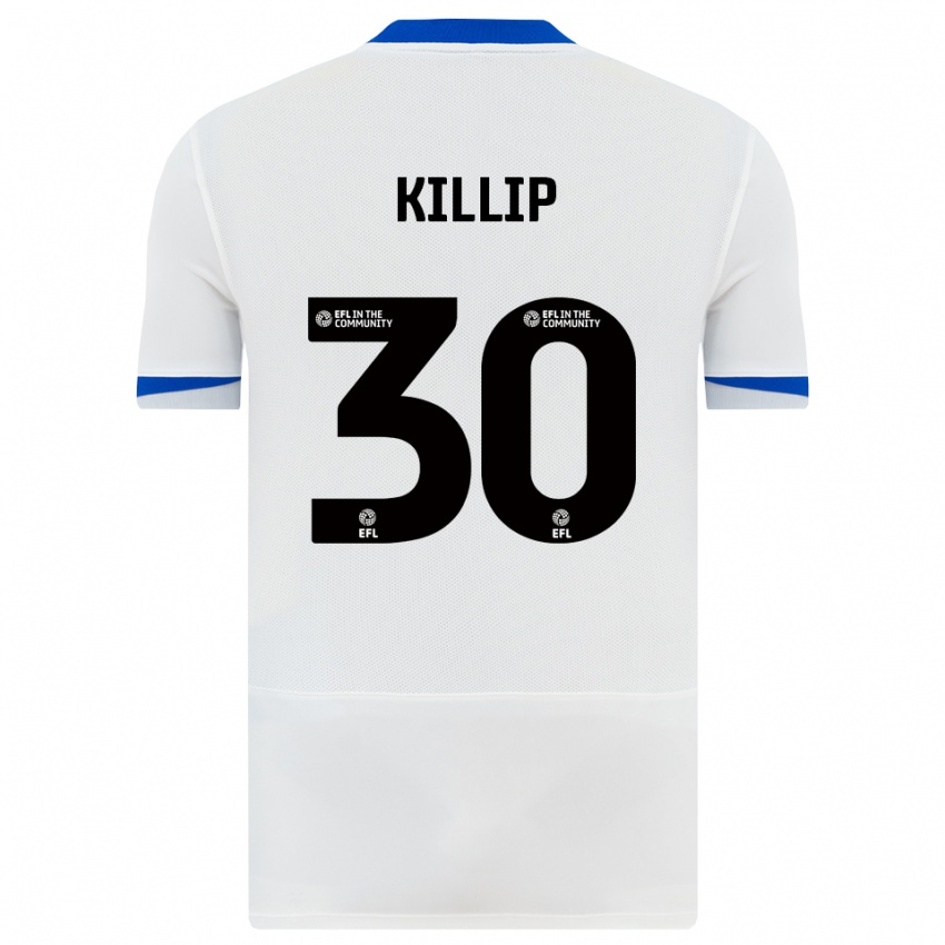 גברים בן קיליפ #30 לבן שחור הרחק ג'רזי 2025/26 חולצה קצרה