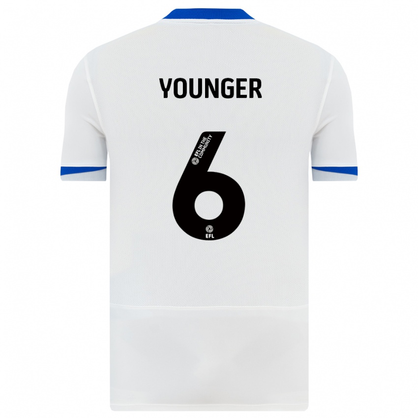 גברים Jazz Younger #6 לבן שחור הרחק ג'רזי 2025/26 חולצה קצרה