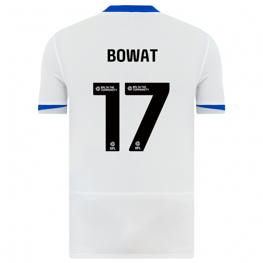 גברים Ibane Bowat #17 לבן שחור הרחק ג'רזי 2025/26 חולצה קצרה