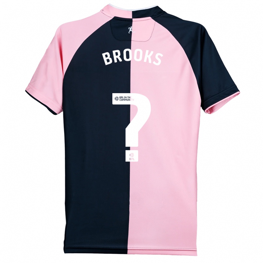 גברים Billie Brooks #0 ורוד שחור הרחק ג'רזי 2025/26 חולצה קצרה