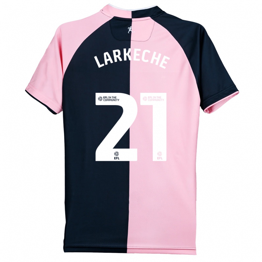 גברים זיאד לארקש #21 ורוד שחור הרחק ג'רזי 2025/26 חולצה קצרה