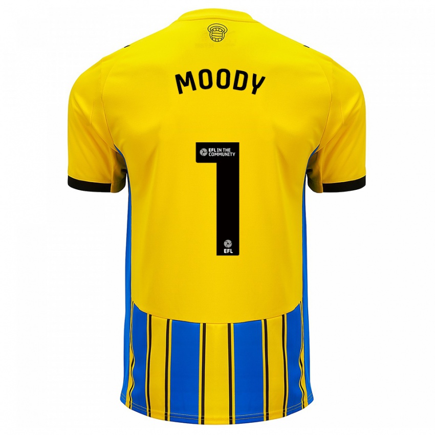 גברים דילן מודי #1 כחול צהוב הרחק ג'רזי 2025/26 חולצה קצרה