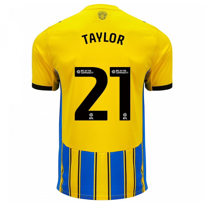גברים צ'ארלי טיילור #21 כחול צהוב הרחק ג'רזי 2025/26 חולצה קצרה