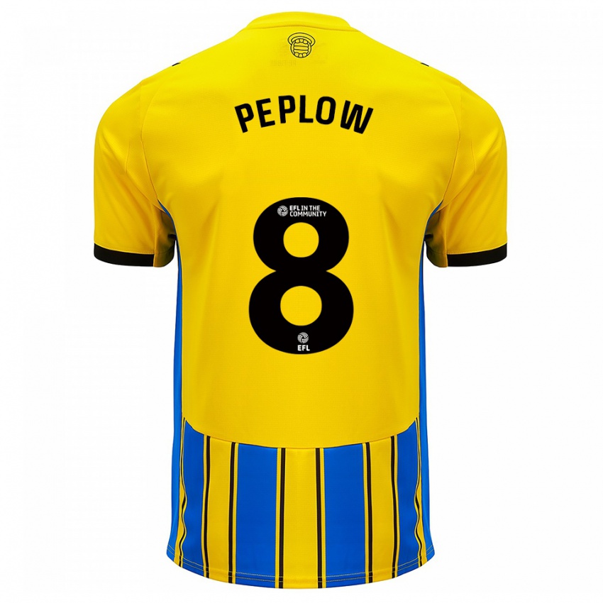 גברים קלואי פלו #8 כחול צהוב הרחק ג'רזי 2025/26 חולצה קצרה