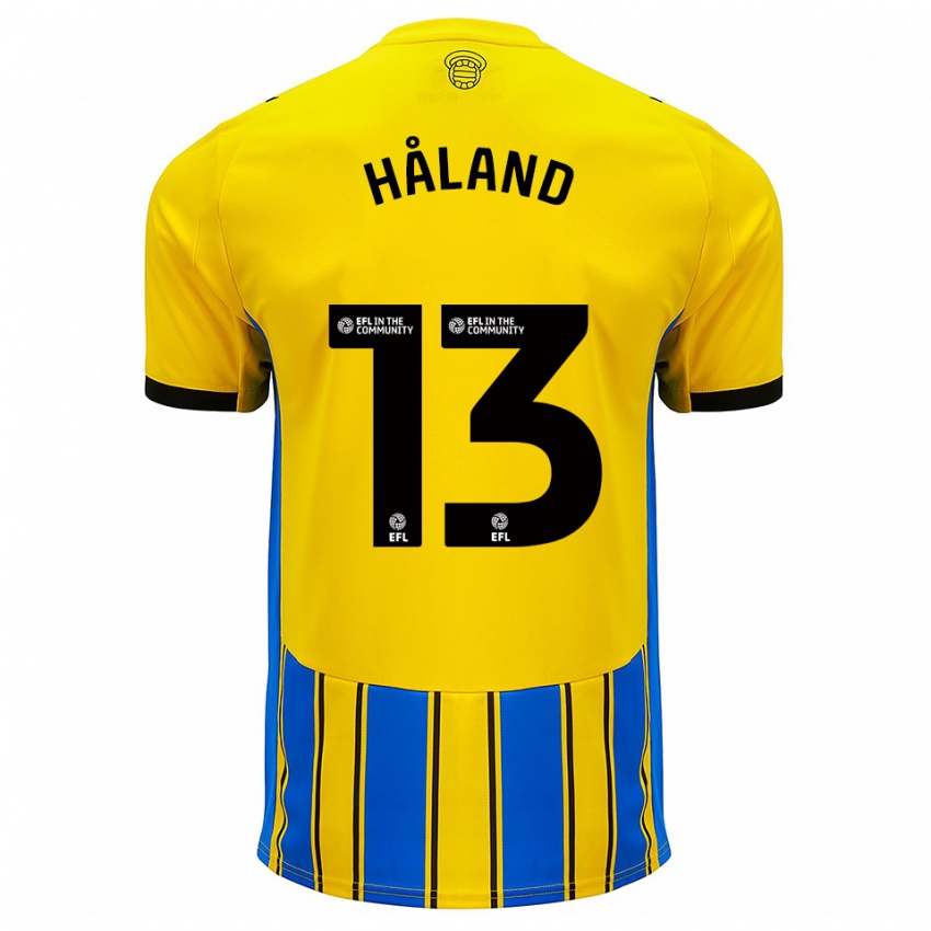 גברים בנדיקטה הולאנד #13 כחול צהוב הרחק ג'רזי 2025/26 חולצה קצרה