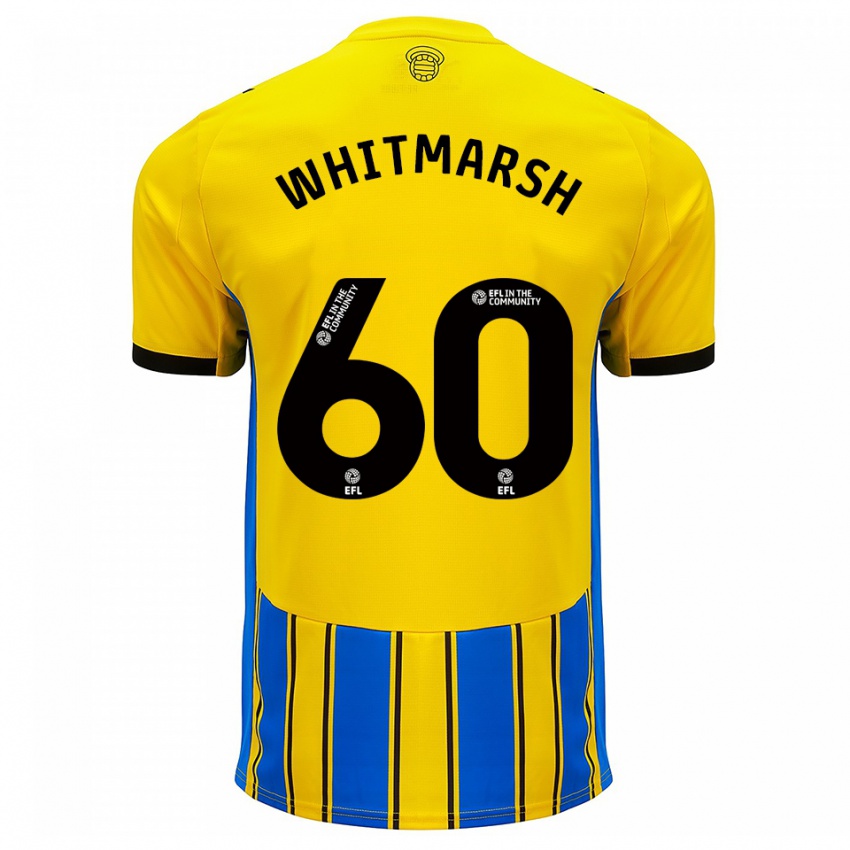 גברים ג׳ו או'בריאן-ויטמארש #60 כחול צהוב הרחק ג'רזי 2025/26 חולצה קצרה