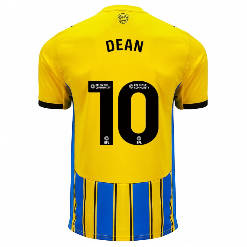 גברים ריאנה דין #10 כחול צהוב הרחק ג'רזי 2025/26 חולצה קצרה