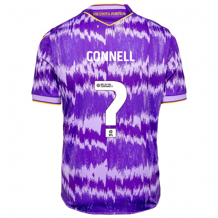 גברים Lucas Connell #0 סגול צהוב הרחק ג'רזי 2025/26 חולצה קצרה