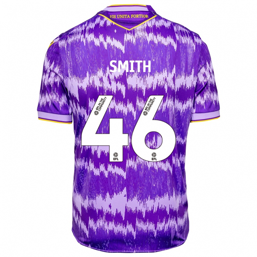 גברים וויליאם סמית' #46 סגול צהוב הרחק ג'רזי 2025/26 חולצה קצרה